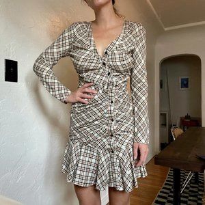 Veronica Beard - Plaid Linen Dress